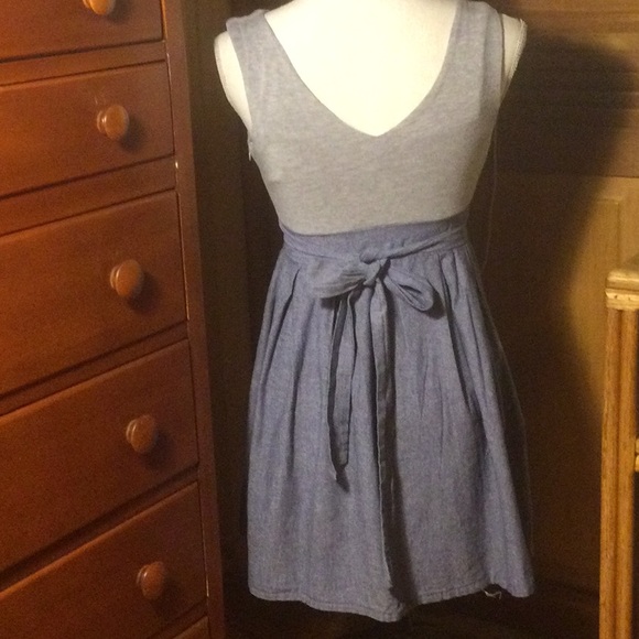 Cute Sleeveless Dress with Denim by Lette - Picture 3 of 12